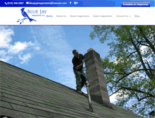 Tablet Screenshot of bluejayinspections.com